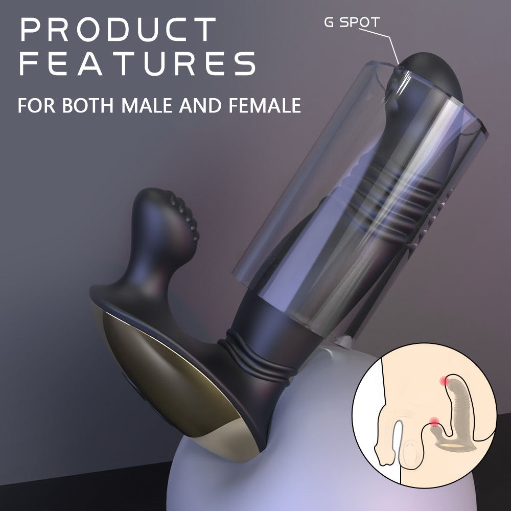 YoYoLemon Prostata Massager P-punktsstimulator til mænd, vibrerende analt legetøj